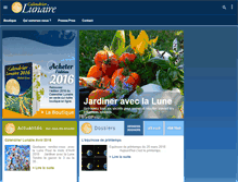 Tablet Screenshot of calendrier-lunaire.fr