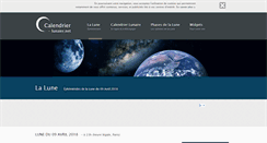 Desktop Screenshot of calendrier-lunaire.net